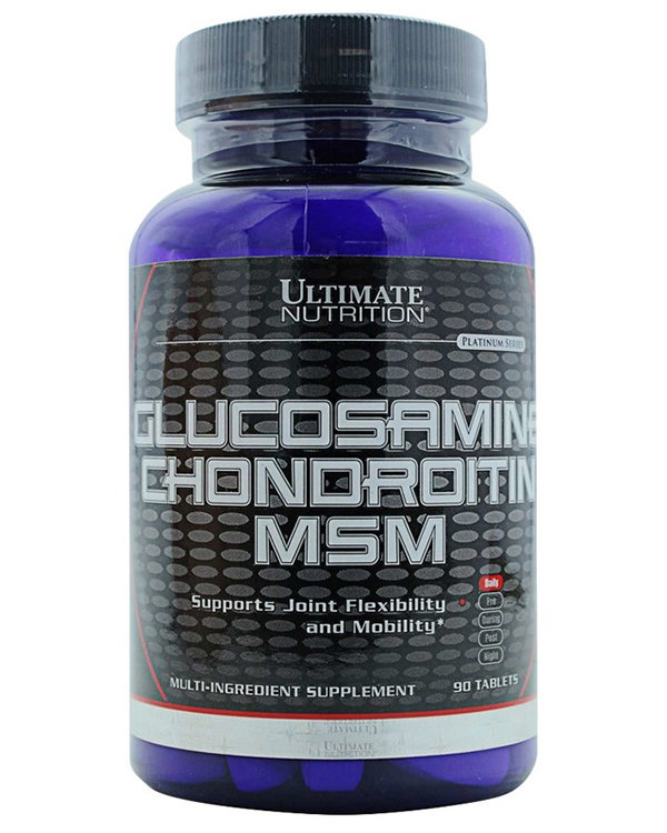 Ultimate Nutrition Glucosamine & Chondroitin & MSM (90 таб)