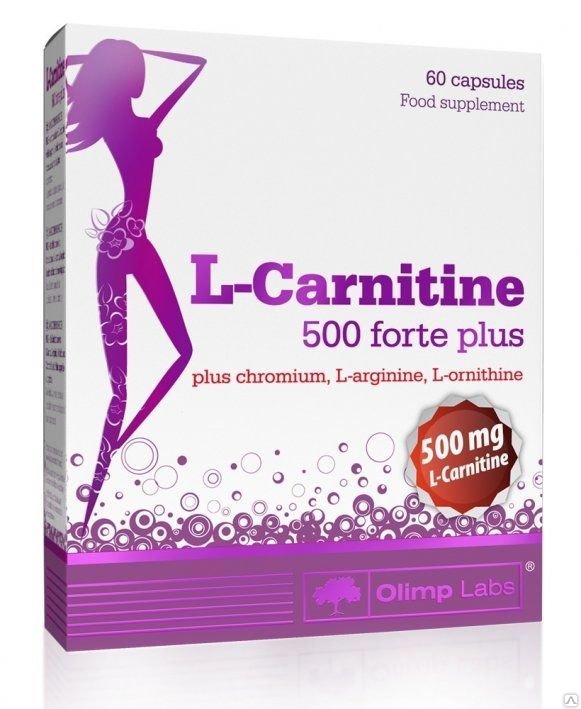 Olimp L-carnitine 500 forte plus 60 капс