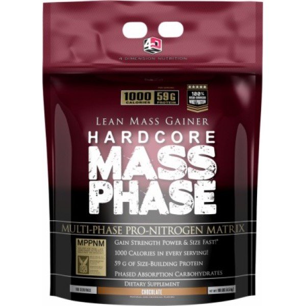 4D Nutrition Hardcore Mass Phase (4500гр)